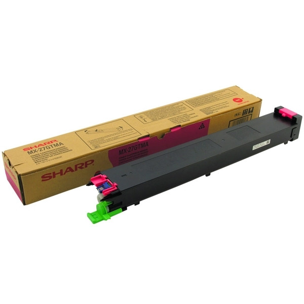 Sharp MX-27GTMA toner magenta (origineel) MX27GTMA 082126 - 1