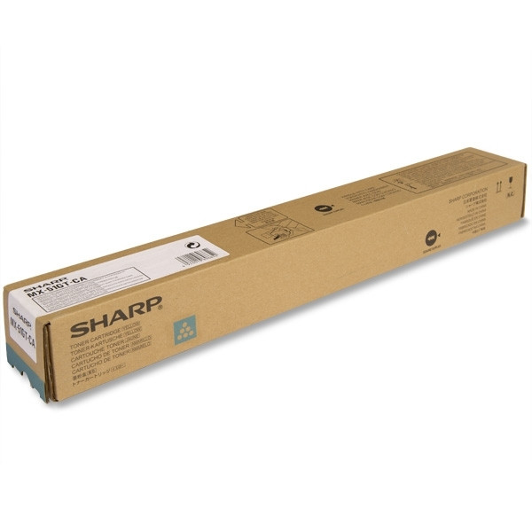 Sharp MX-51GTCA toner cyaan (origineel) MX51GTCA 082276 - 1