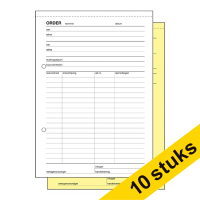 Aanbieding: 10x Sigel Expres orderboekje zelfkopiërend met copystop (50 vel)