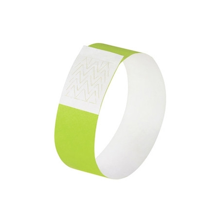 Sigel super soft evenementenbandjes neongroen (120 stuks) SI-EB212 208683 - 1