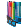 Stabilo point 68 ColorParade viltstift blauw/grijs (20 stuks)