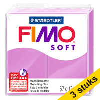 Aanbieding: 3x Fimo klei soft 57g lavendel | 62