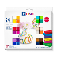 Staedtler Fimo klei soft 25g basis (24 stuks) 8023C24-1 209651