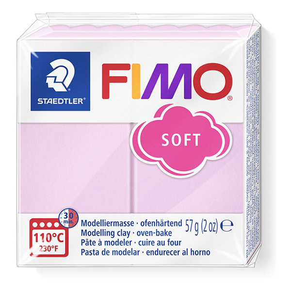 Staedtler Fimo klei soft 57g pastelrosé | 205 8020-205 424608 - 1