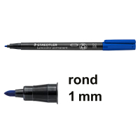 Staedtler Lumocolor 317 permanent marker blauw (1 mm rond) 317-3 424743