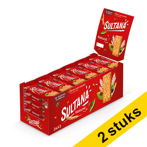 Sultana Aanbieding: 2x Sultana Naturel single (24 stuks)  404396 - 1