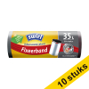 Aanbieding: 10x Swirl vuilniszakken fixeerband voor pedaalemmers 35 liter (10 stuks)