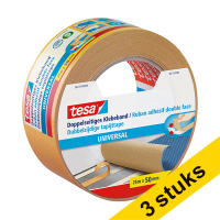 Aanbieding: 3x Tesa 56172 dubbelzijdig tape met schutlaag 50 mm x 25 m