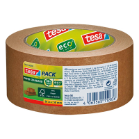 Tesa Eco Paper Standard verpakkingstape bruin papier 50 mm x 50 m (1 rol) 58291-00000-00 203301