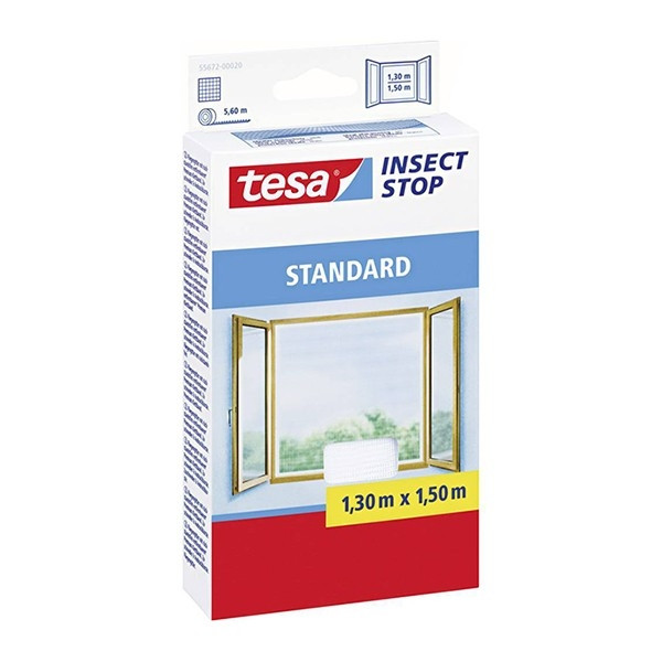 Tesa vliegenhor Insect Stop standaard raam (130 x 150 cm, wit) 55672-00020-03 STE00020 - 1