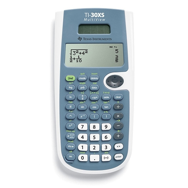 Gooi cocaïne spek Texas Instruments TI-30XS Multiview wetenschappelijke rekenmachine  Texas-Instruments 123inkt.nl