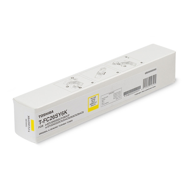 Toshiba T-FC26SY6K toner geel hoge capaciteit (origineel) 6B000000569 078904 - 1