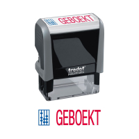 Trodat Printy 4912 Office 'Geboekt' stempel zelfinktend 10044 225139