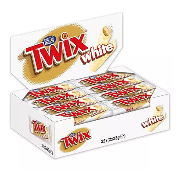 Twix White repen single (32 stuks) 298883 423845 - 1