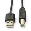 USB-A naar USB-B kabel (1 meter)
