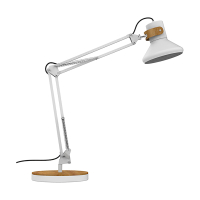 Unilux Baya led-bureaulamp wit/bamboe 400153645 237831