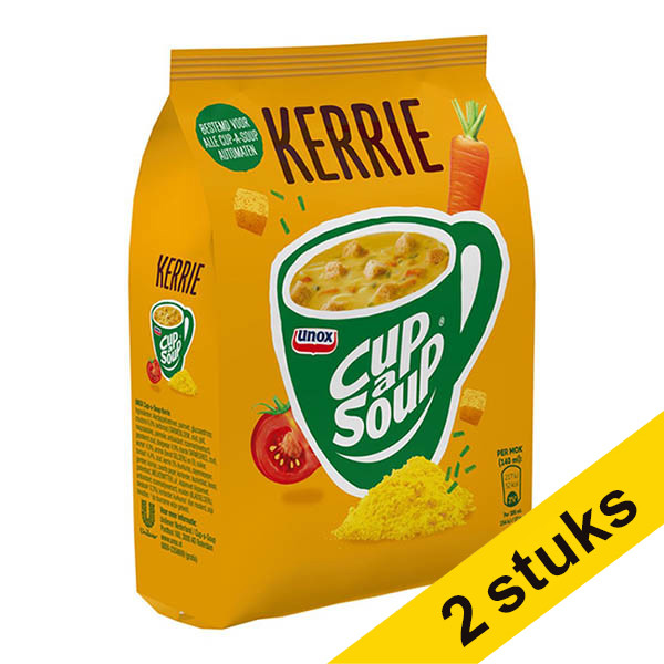 Unox Aanbieding: 2x Cup-a-Soup Kerrie machinezak (492 gram)  404347 - 1