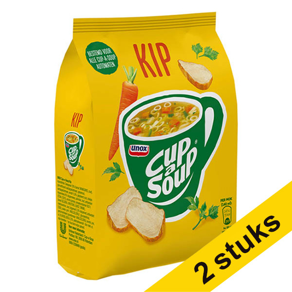 Unox Aanbieding: 2x Cup-a-Soup Kip machinezak (404 gram)  404341 - 1