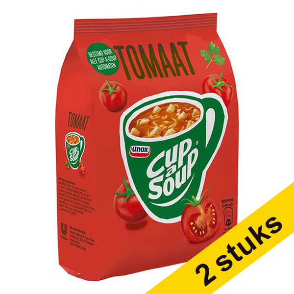 Unox Aanbieding: 2x Cup-a-Soup Tomaat machinezak (640 gram)  404338 - 1