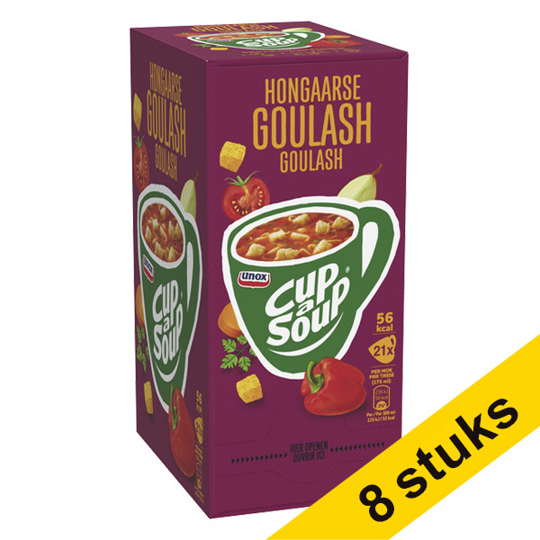 Unox Aanbieding: 8x Cup-a-Soup Hongaarse Goulash 175 ml (21 stuks)  404358 - 1