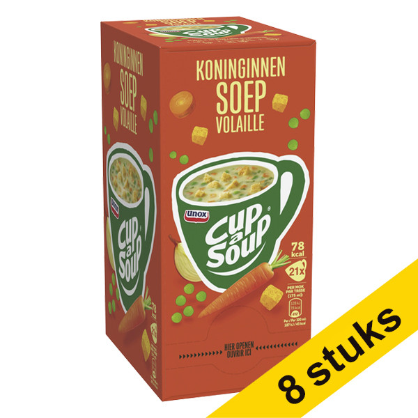 Unox Aanbieding: 8x Cup-a-Soup Koninginnensoep 175 ml (21 stuks)  404364 - 1