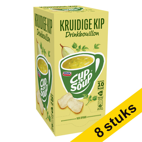 Unox Aanbieding: 8x Cup-a-Soup Kruidige Kip 175 ml (26 stuks)  404365 - 1