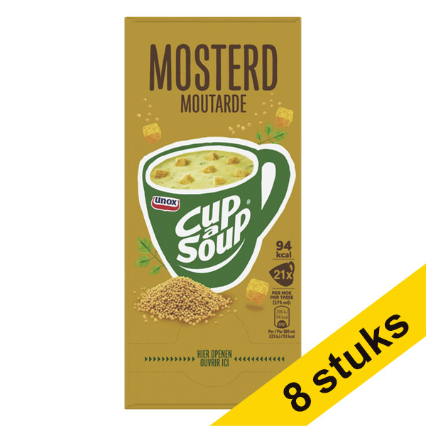 Unox Aanbieding: 8x Cup-a-Soup Mosterd 175 ml (21 stuks)  404357 - 1