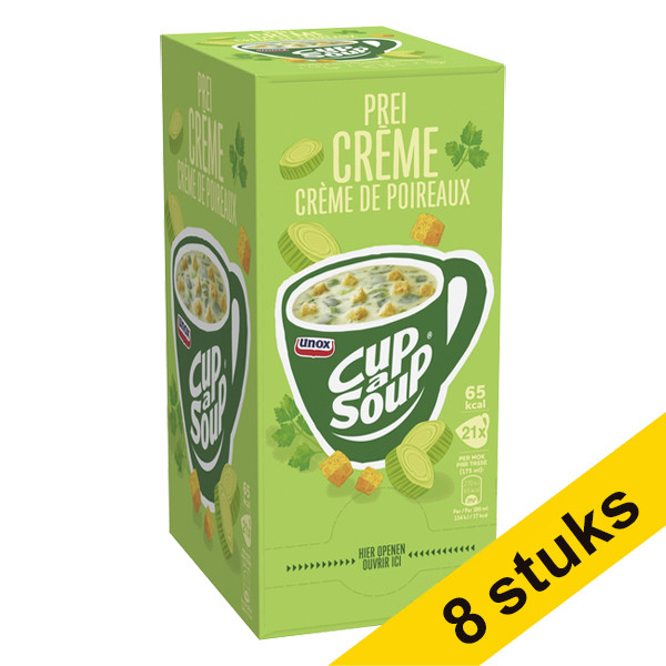 Unox Aanbieding: 8x Cup-a-Soup Prei Crème 175 ml (21 stuks)  404360 - 1