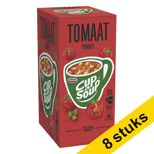 Unox Aanbieding: 8x Cup-a-Soup Tomaat 175 ml (21 stuks)  404337 - 1