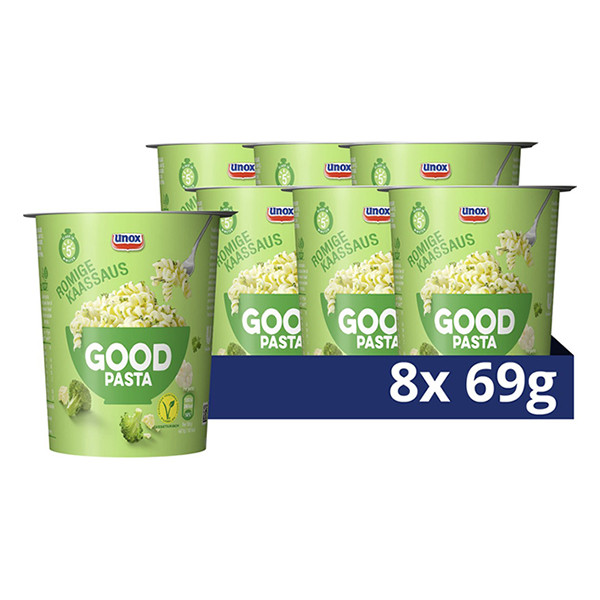 Unox Good Pasta romige kaassaus cup (8 stuks) 64132 423227 - 2