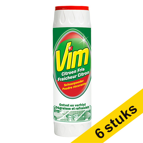 Vim Aanbieding: 6x Vim schuurpoeder (500 gram)  SVI01021 - 1