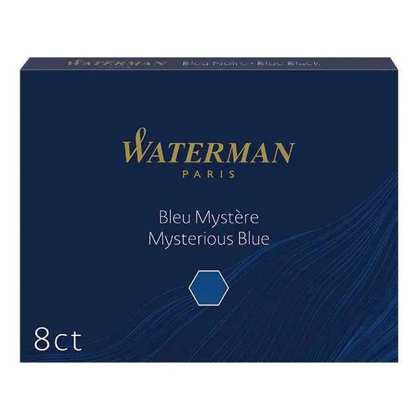 Waterman Allure inktpatronen lang mysterieus blauw (8 stuks) S0110910 234791 - 1