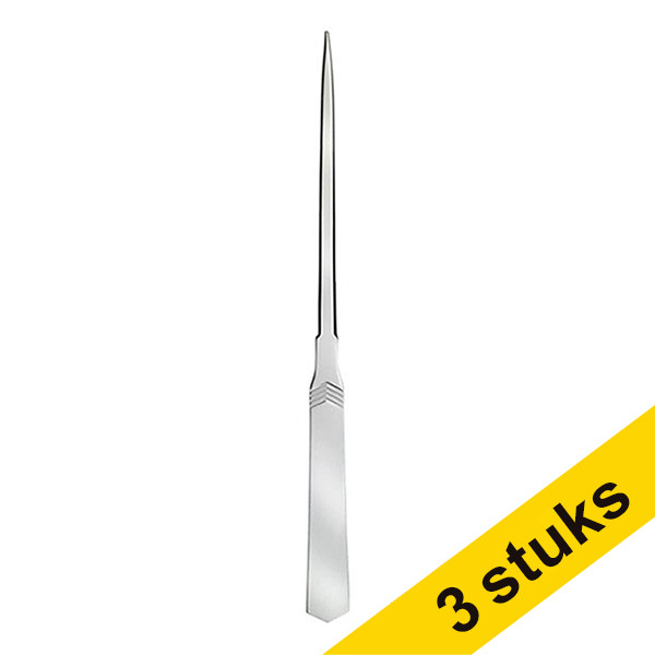 Westcott Aanbieding: 3x Westcott briefopener met stalen handgreep  221003 - 1