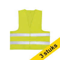 Aanbieding: 3x Westcott veiligheidsvest geel