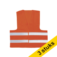 Aanbieding: 3x Westcott veiligheidsvest oranje