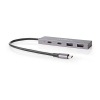 White label Nedis USB-hub (USB-C naar 2xA en 2xC) UHUBU3450AT K120200088 - 2