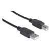 White label USB printerkabel zwart lengte 1,8 meter MRCS101 053400 - 2