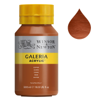 Winsor & Newton Galeria acrylverf 214 copper (500 ml) 2150214 410072