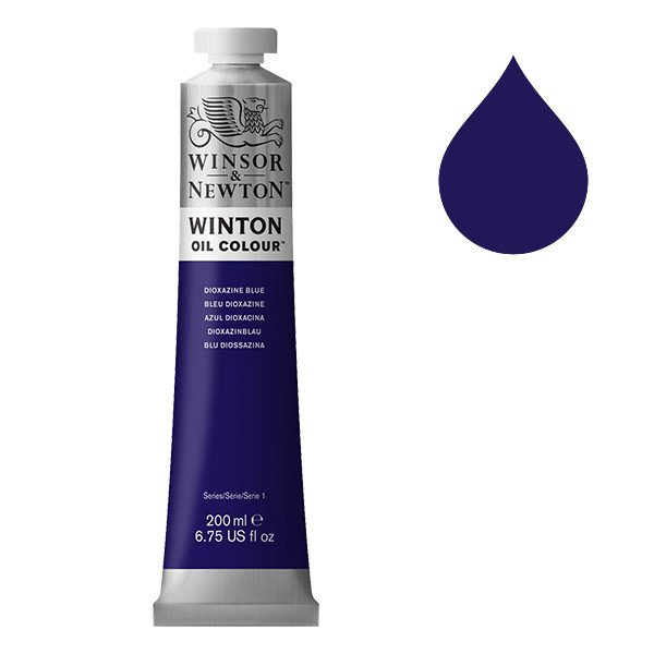 Winsor & Newton Winton olieverf 406 dioxazine blue (200ml) 1437406 410357 - 1