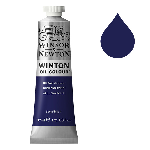 Winsor & Newton Winton olieverf 406 dioxazine blue (37ml) 1414406 410303 - 1