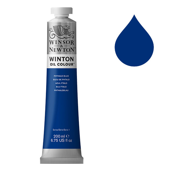 Winsor & Newton Winton olieverf 516 phthalo blue (200ml) 1437516 410336 - 1