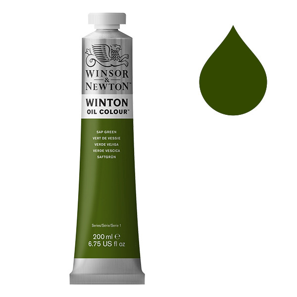 Winsor & Newton Winton olieverf 599 sap green (200ml) 1437599 410340 - 1