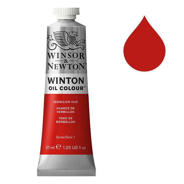 Winsor & Newton Winton olieverf 682 vermilion hue (37ml) 1414682 410292 - 1
