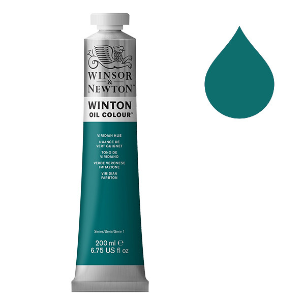 Winsor & Newton Winton olieverf 696 viridian hue (200ml) 1437696 410347 - 1