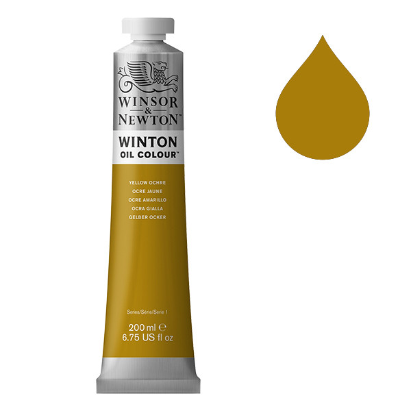 Winsor & Newton Winton olieverf 744 yellow ochre (200ml) 1437744 410348 - 1