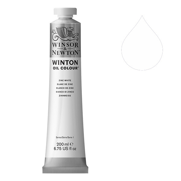 Winsor & Newton Winton olieverf 748 zinc white (200ml) 1437748 410349 - 1