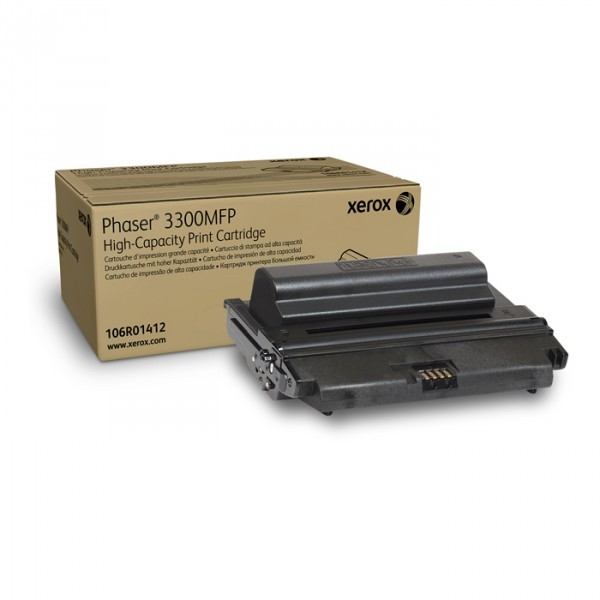 Xerox 106R01412 toner zwart hoge capaciteit (origineel) 106R01412 047436 - 1