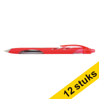 Zebra Pen Aanbieding: 12x Zebra OLA balpen rood  423813