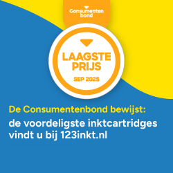 Consumentenbond bewijst 123inkt de voordeligste in inktcartridges