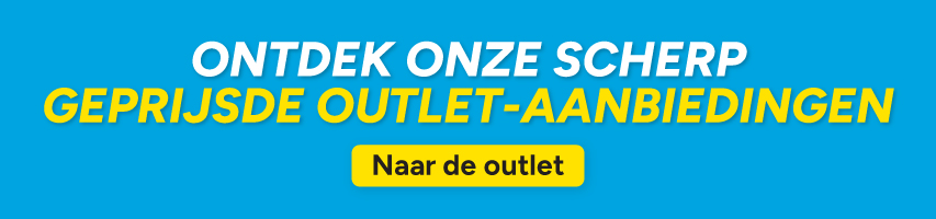 Ontdek onze scherp geprijsde outlet-aanbiedingen Ontdek onze scherp geprijsde outlet-aanbiedingen